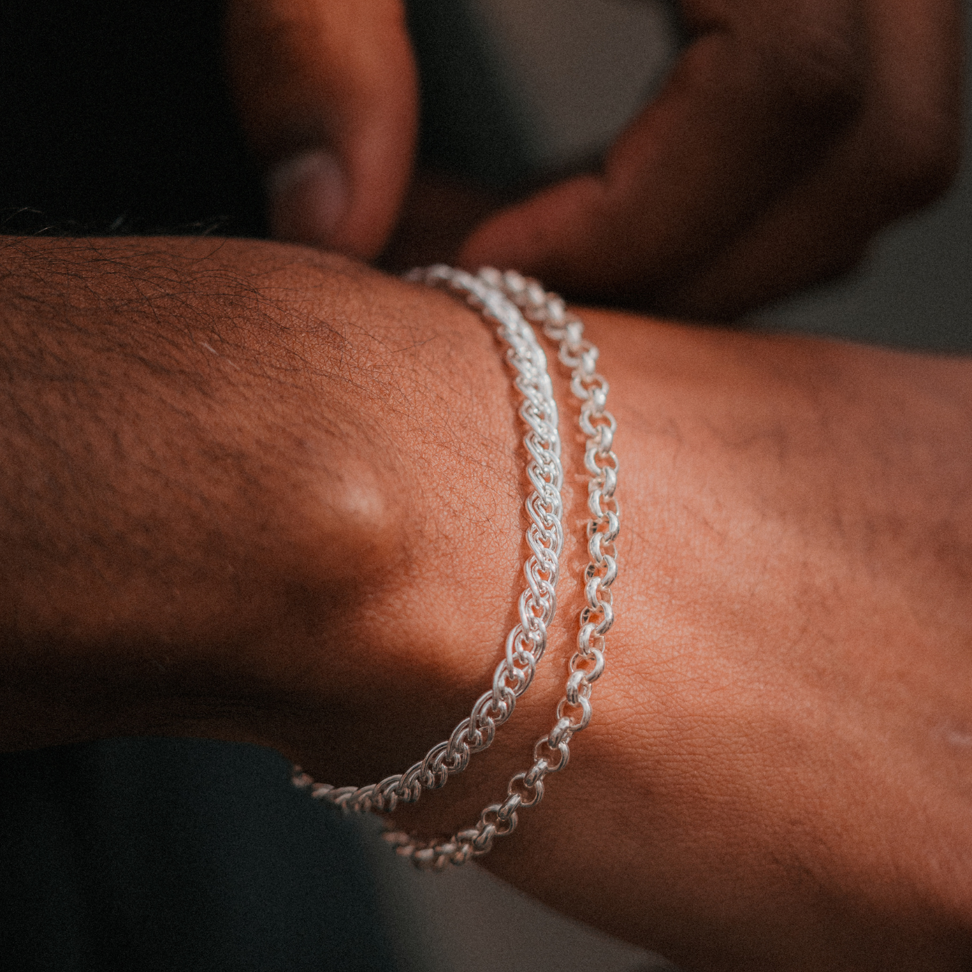 Pulsera Eslabones circulares